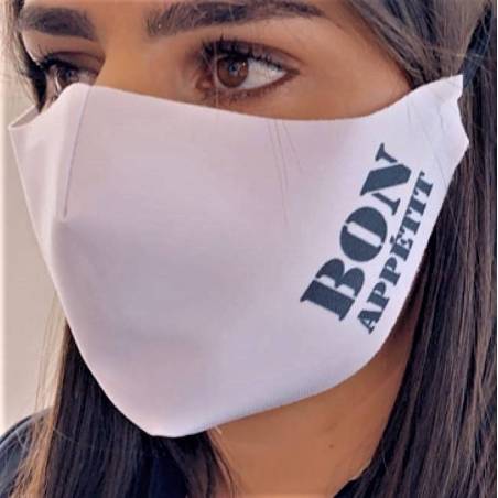 masque covid protection bon appetit blanc masque covid protection bon appetit blanc