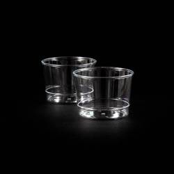 Verrine jetable avec ou sans couvercle 180 ml - colisage x50 - dès 0.13 € HT l'unité