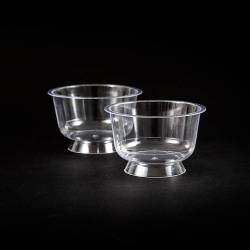 coupe a dessert sur pied - en plastique - resistant au froid