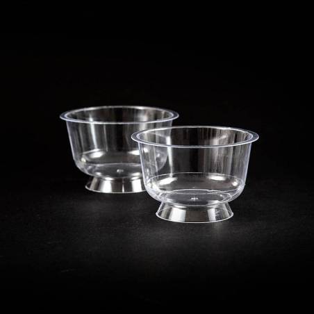 coupe a dessert sur pied - en plastique - resistant au froid coupe a dessert sur pied - en plastique - resistant au froid
