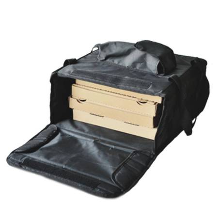 sac isotherme noir transport alimentaire pizza
