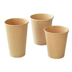 gobelet kraft recyclable couvercle option 3 formats