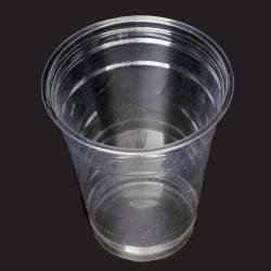 gobelet plastique transparent couvercle dome ou plat 350