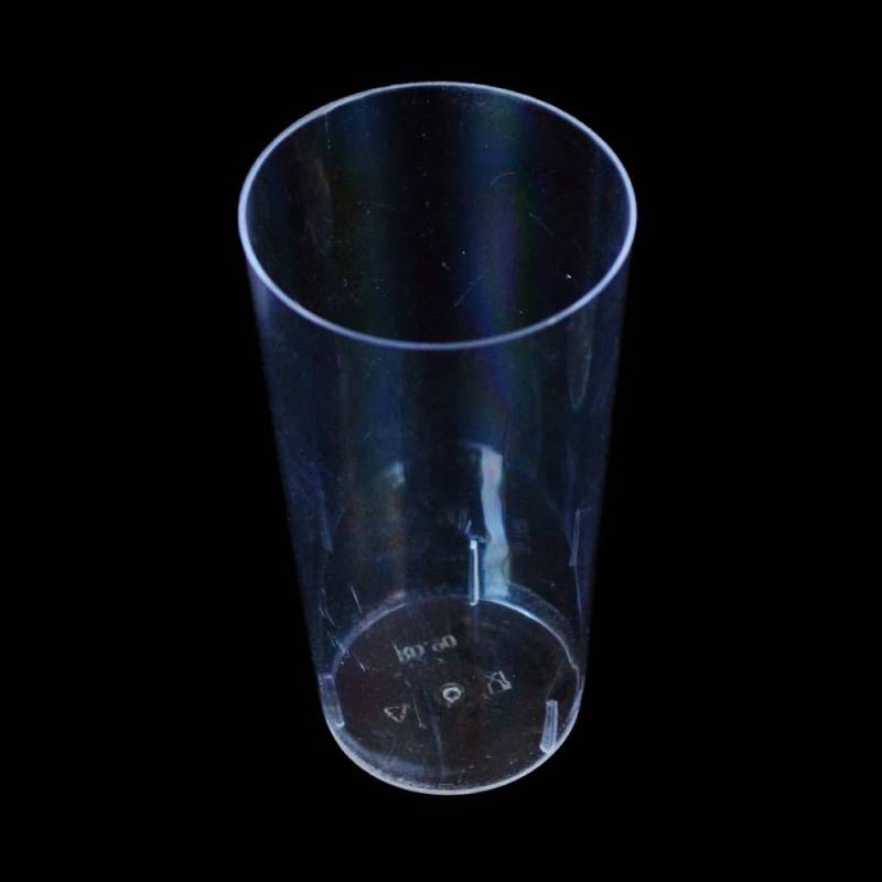 shooter jetable transparent plastique