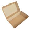 emballage ondulé carton hamburger - ouverte