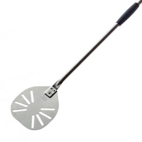 Petite pelle à pizza renforcee acier inox 150 cm diametre 20 ou 23 cm Petite pelle à pizza renforcee acier inox 150 cm diametre 20 ou 23 cm