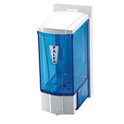 Mini Distributeur de Savon Liquide - 250 mL - Bleu  Transparent