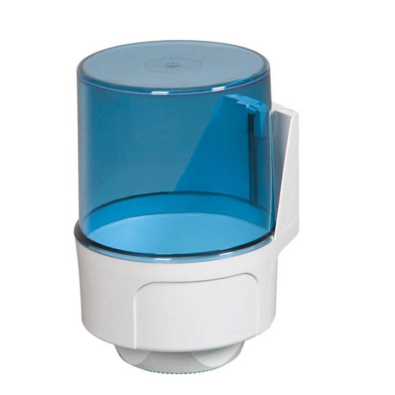 Distributeur Essuie-Mains - Bobines à Dévidage Central - Bleu Transparent Distributeur Essuie-Mains - Bobines à Dévidage Central - Bleu Transparent