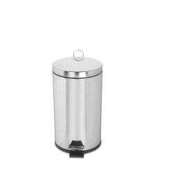 Poubelle à Pédale - Acier Inox Chromé  - 8 tailles - 16L