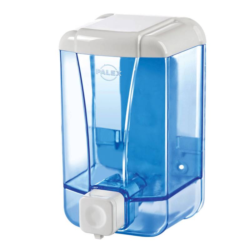 Distributeur de Savon Mural - Standard Bleu Transparent - Liquide - 500 ml