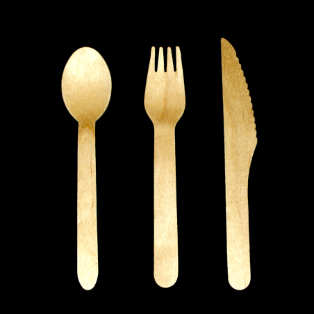 kit couvert en bois - 16 cm kit couvert en bois - 16 cm