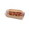 Barquette hot dog - kraft - 17.2 cm