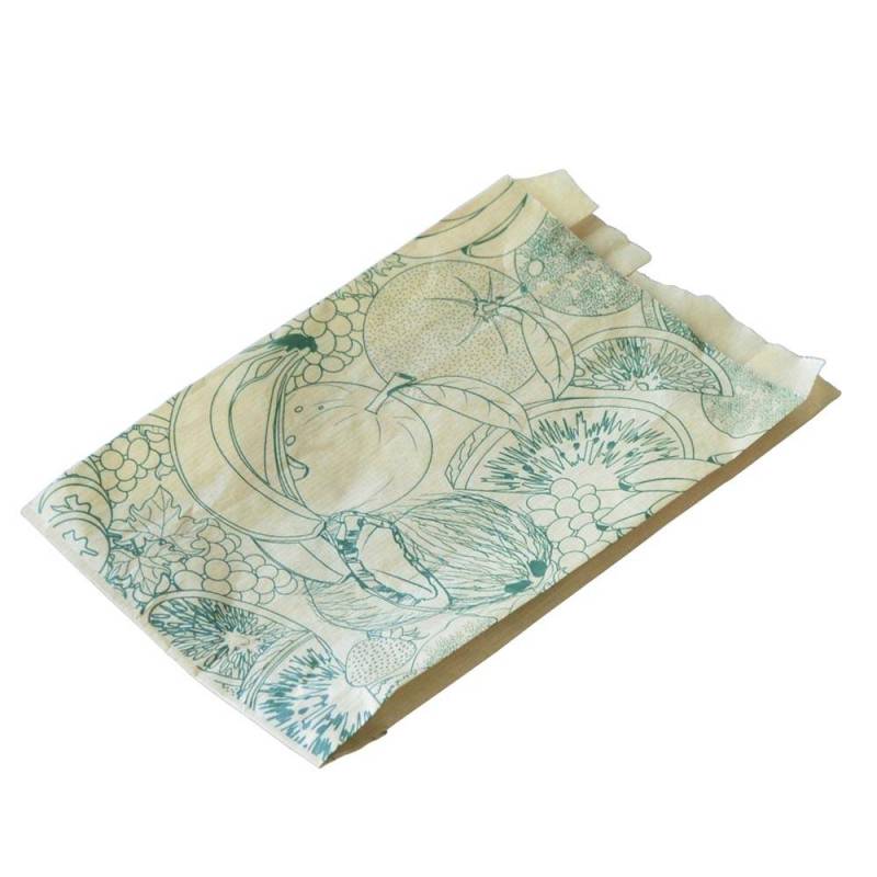 sachet en papier kraft - green - pour fruits et legumes