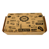 emballage ondulé carton hamburger - design take away