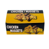 Boite Nuggets - Large 18 cm - visuel Poulet - en carton - face