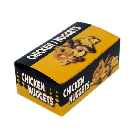 Boite Nuggets - Large 18 cm - visuel Poulet - en carton