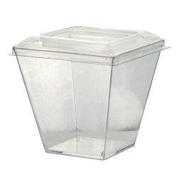 Verrine plastique pour entrée ou dessert pour un événement