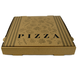 Boite Pizza Illustrée - 29 x 3.5 cm - x100