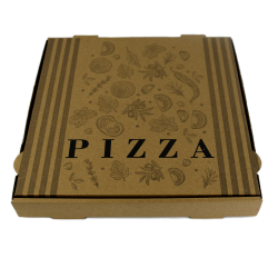 Boite Pizza Illustrée - 29 x 3.5 cm - x100