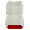 Boite Burger Rouge - 8,5 cm - (colis x 950 unités)