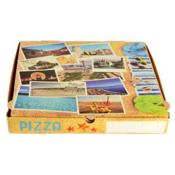 Boite à pizza Estivale (colis de 50 unités)