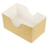 Barquette club sandwich Recyclable kraft 12 cm