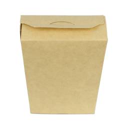 Boite Refermable Frites - Kraft - Small 8 cm - face