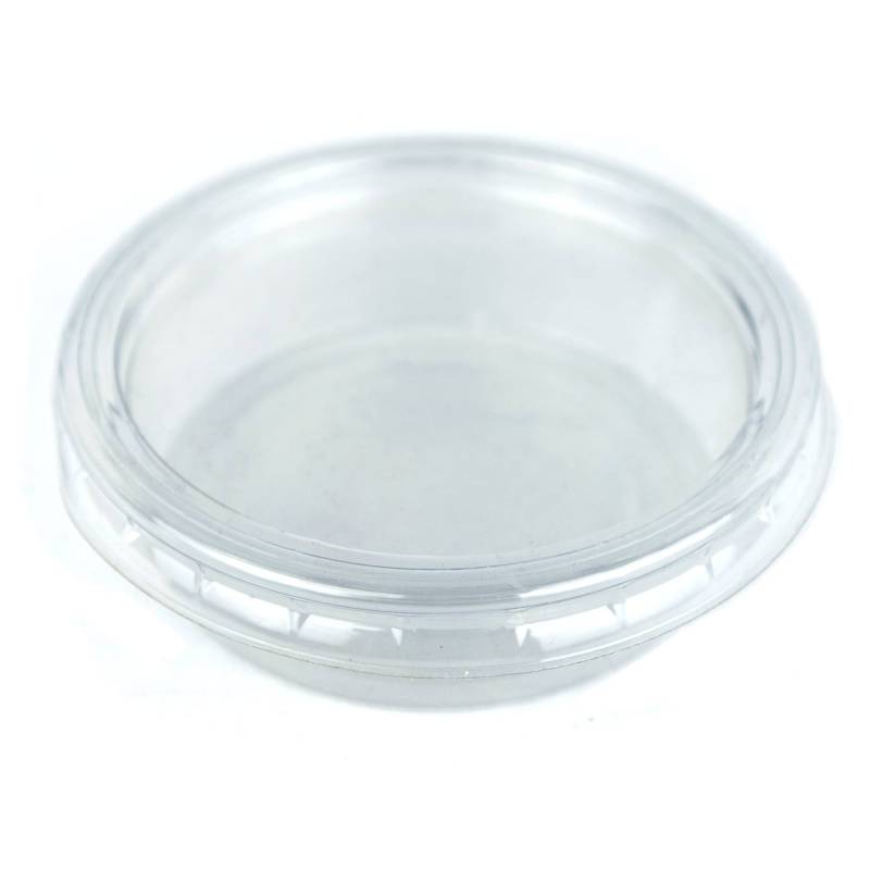 Pot à sauce en plastique transparent 30 ml avec couvercle intégré - carton  de 1000 unités