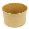 Pot à Glace avec Couvercle - Brun - Carton - 470 mL