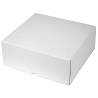 Boite carree blanche en carton pour patisserie