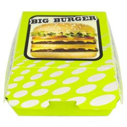 Boite Burger Vert - 11 cm - (colis x 500 unités)