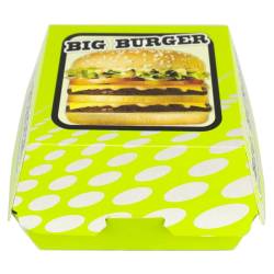 Boite Burger - Vert - 11 cm - par 500