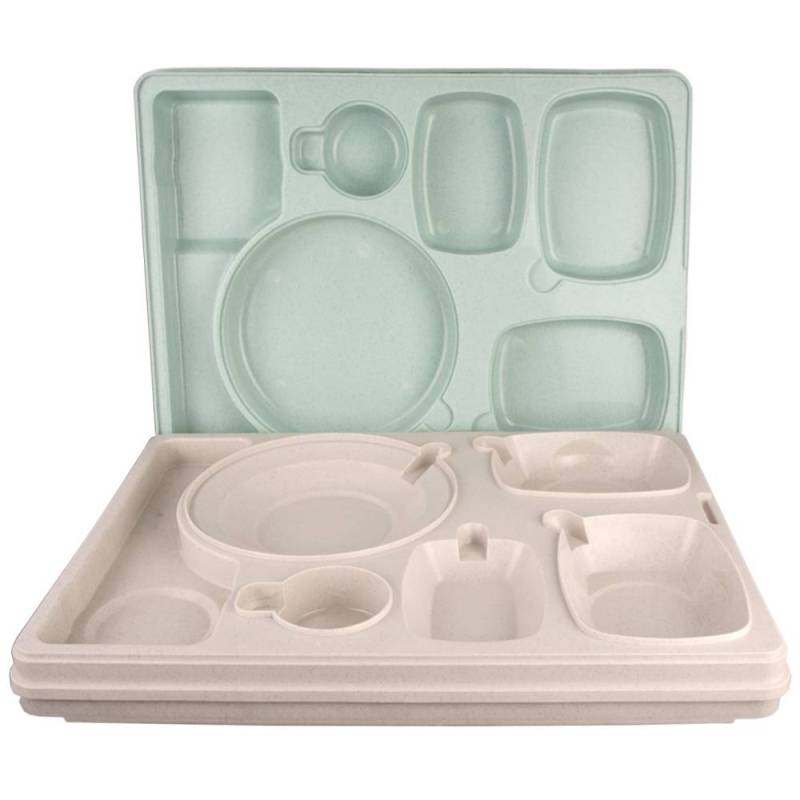Plateau Repas Isotherme Bleu 6C