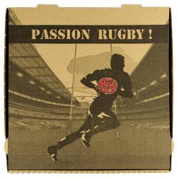 Boite Pizza Rugby (colis x100)