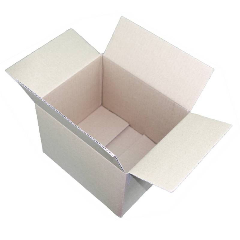 Caisse carton américaine 350x250x150 blanc Caisses carton américaines
