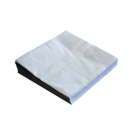 Serviette en papier blanche ouate recycable compostable restauration