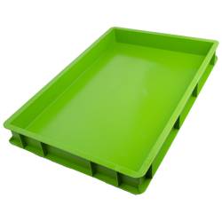 Bac Alimentaire Pâtons - 60 x 40 x 7 cm vert