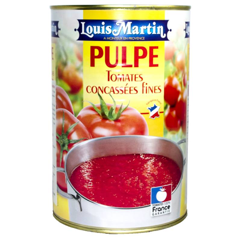 Pulpe de Tomate Pelee Concassee - Louis Martin - 15 kg Pulpe de Tomate Pelee Concassee - Louis Martin - 15 kg