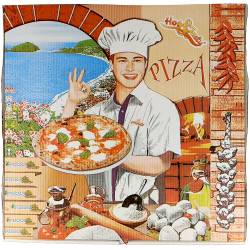 boite pizza en Plaque - Vesuvio - 60x60x4.5 cm - par 50