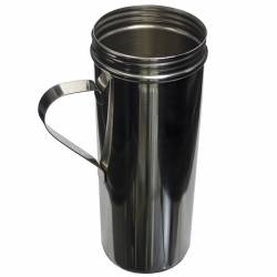 Saupoudreur professionnel - h :18.7 cm, ⌀6.8 cm - 650 ml - Inox