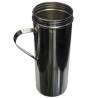 Saupoudreur professionnel - h :18.7 cm, ⌀6.8 cm - 650 ml - Inox