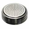 Saupoudreur professionnel - h :18.7 cm, ⌀6.8 cm - 650 ml - Inox