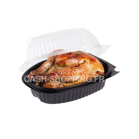 Coque poulet roti micro-ondable - avec poulet dedans Coque poulet roti micro-ondable - avec poulet dedans
