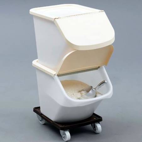 Bac Alimentaire empilable 40L - farine, épices Bac Alimentaire empilable 40L - farine, épices
