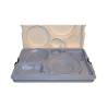 plateau repas isotherme livraison transport 6 compartiments