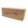 boite carton buche de noel emballage kraft illustré patissier glacier boulanger