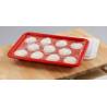 film alimentaire recouvre pâtons pizza et pains.