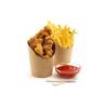 Pot à frites - kraft - 6 cm