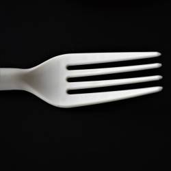 fourchette compostable PLA vegetal pas cher pour restauration professionnelle
